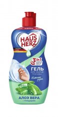 HausHerz Средство д/мытья посуды Глицерин и Алоэ вера /450 №1100727800