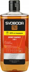 СВОБОДА Шампунь-кондиционер-гель для душа 3 в 1 MEN CARE SPORT ENERGY /290 №1152365200