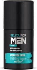 BELITA FOR MEN Дезодорант-антиперспирант Морской бриз /50 №1143382300