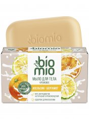 BioMio Bio Cream-Soap Кремовое мыло для тела Апельсин и бергамот /140 №1157560700
