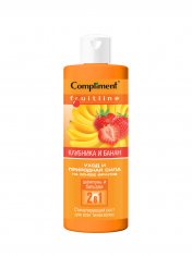 Compliment Fruit Line Шампунь и бальзам 2 в 1 Стимулирующий рост д/всех типов волос Клубника и банан /400 №1003065400