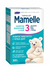 MAMELLE Смесь сухая молочная 3 адаптированная (с 12 мес) /300  №1210179700