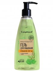 Compliment Green only Мицеллярный гель д/умывания Очищение пор 3 в 1 /250 №1017692400