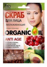 ФК ORGANIC OIL Скраб д/лица Омолаживающий ANTI-AGE /15 №516416000