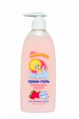 Мое Cолнышко Крем-гель детский Малиновое облако д/купания и душа /400 №865680800