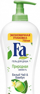 ФА Гель д/душа Природная свежесть Белый чай и Бамбук /750  №330268000