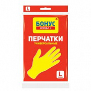 БОНУС Перчатки латексные универсальные L №1028404100