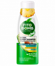 ФК FITO BOMB Натуральный супер шампунь Долгая свежесть+Укрепление волос+Густота+Объем /250 №911033500