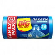 BIG City Пакеты для мусора HD 50*60 см 35л 55 шт синие /40 №1063079700