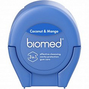 BIOMED Зубная нить КОКОС и МАНГО /50 №1029446400