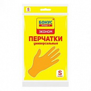 БОНУС Перчатки латексные Эконом S №1103799000