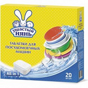 УШАСТЫЙ НЯНЬ Таблетки д/посудомоечных машин /20 №558517300