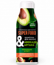 ФК SUPER FOOD Шампунь д/волос Авокадо&аргана укрепление и рост /250 №971396000