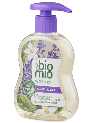 BioMio. Натуральное жидкое мыло с эфирным маслом лаванды, 300 мл. №1113264600