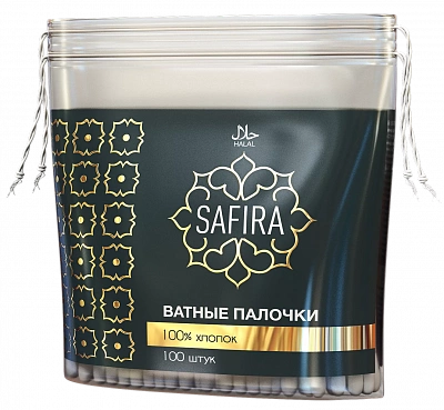 SAFIRA Ватные палочки (пакет) /100 №1102987600