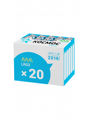 Батарейки Космос LR03 Мизинчиковые /20шт №1089281200