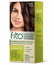 Стойкая крем-краска для волос серии Fito color intense тон 5.00 Темный русый /115 №1084597700
