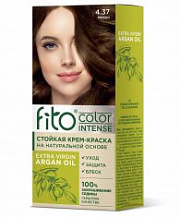 Стойкая крем-краска для волос серии Fito color intense тон 4.37 Мокко /115 №1084593700