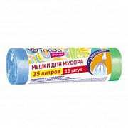 TRIADA Мешки для мусора с завязками Оптимум 35 л /15 №1128772800