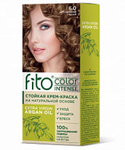 Стойкая крем-краска для волос серии Fito color intense тон 6.0 Натуральный русый /115 №1084601700