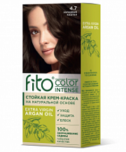 Стойкая крем-краска для волос серии Fito color intense тон 4.7 Холодный каштан /115 №1084594700