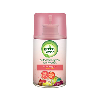 GREEN WORLD Освежитель воздуха (сменный баллон) Bubble gum /250 №1010082300