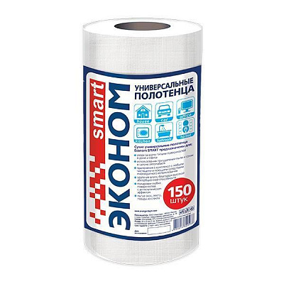 Эконом smart универсальное полотенце 20х23 (рулон) /150 №759322900