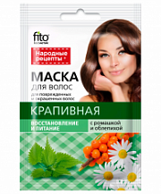 ФК Народные рецепты Маска д/волос Крапивная (восстановление и питание) №466798100