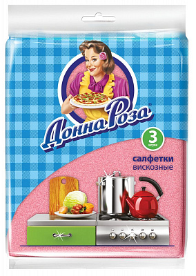 Донна Роза Салфетки вискозные /3  №212531500