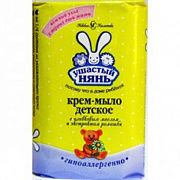 УШАСТЫЙ НЯНЬ Крем-мыло с оливковым маслом и экстрактом ромашки /90 №550674500