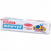 НК НОВЫЙ ЖЕМЧУГ зубная паста для детей Волшебные фрукты комплекс /50 №550665700